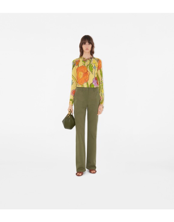 Highgrove Cascading Flowers Wool Sweater