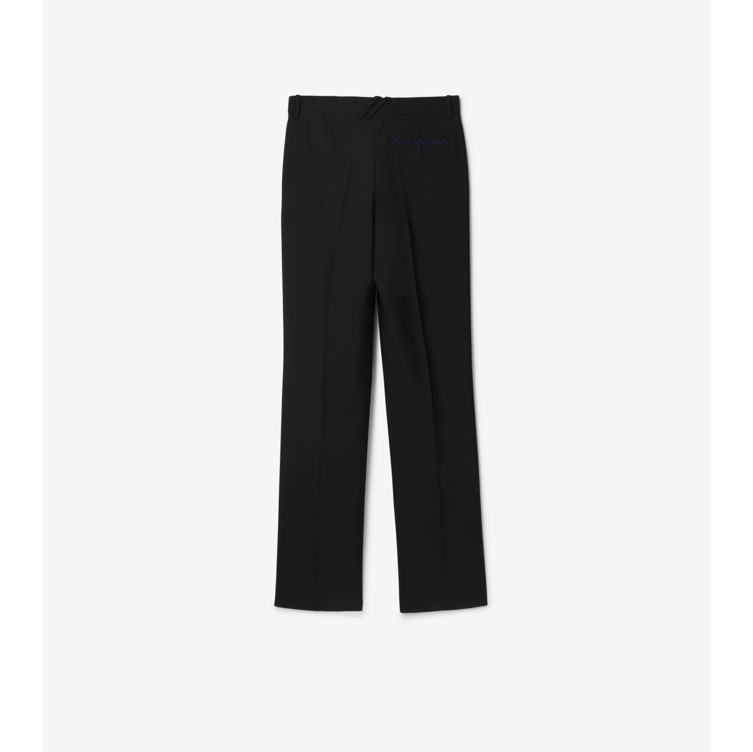 Wool Tailored Trousers in Black - Men | Burberry® Official