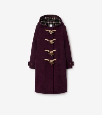 ジャケット・アウター Burberry wool duffle coat Wool Duffle Coat in Black - Men | Burberry® Official