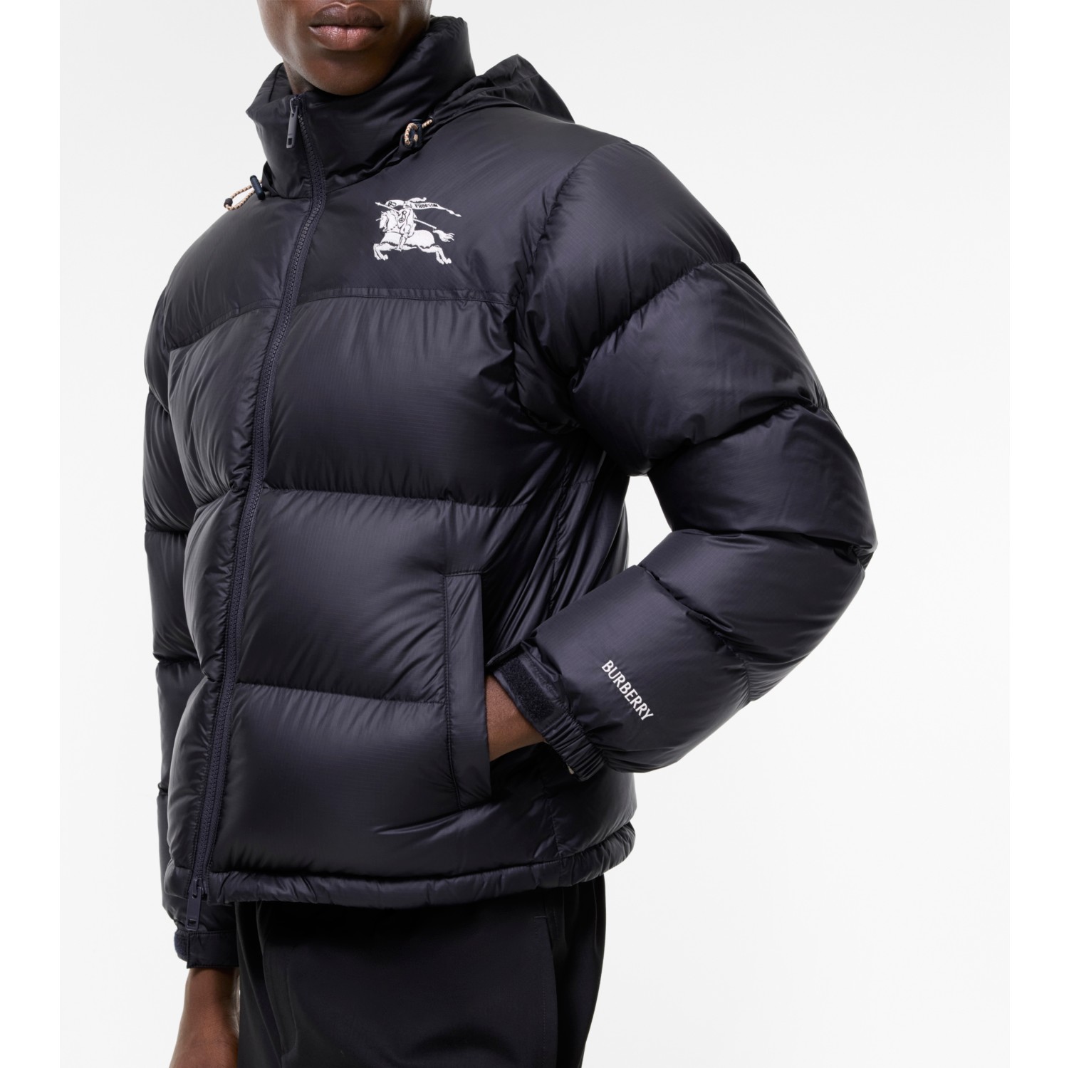 ハイランド ダウンジャケット (ネイビー) - メンズ | Burberry®公式サイト