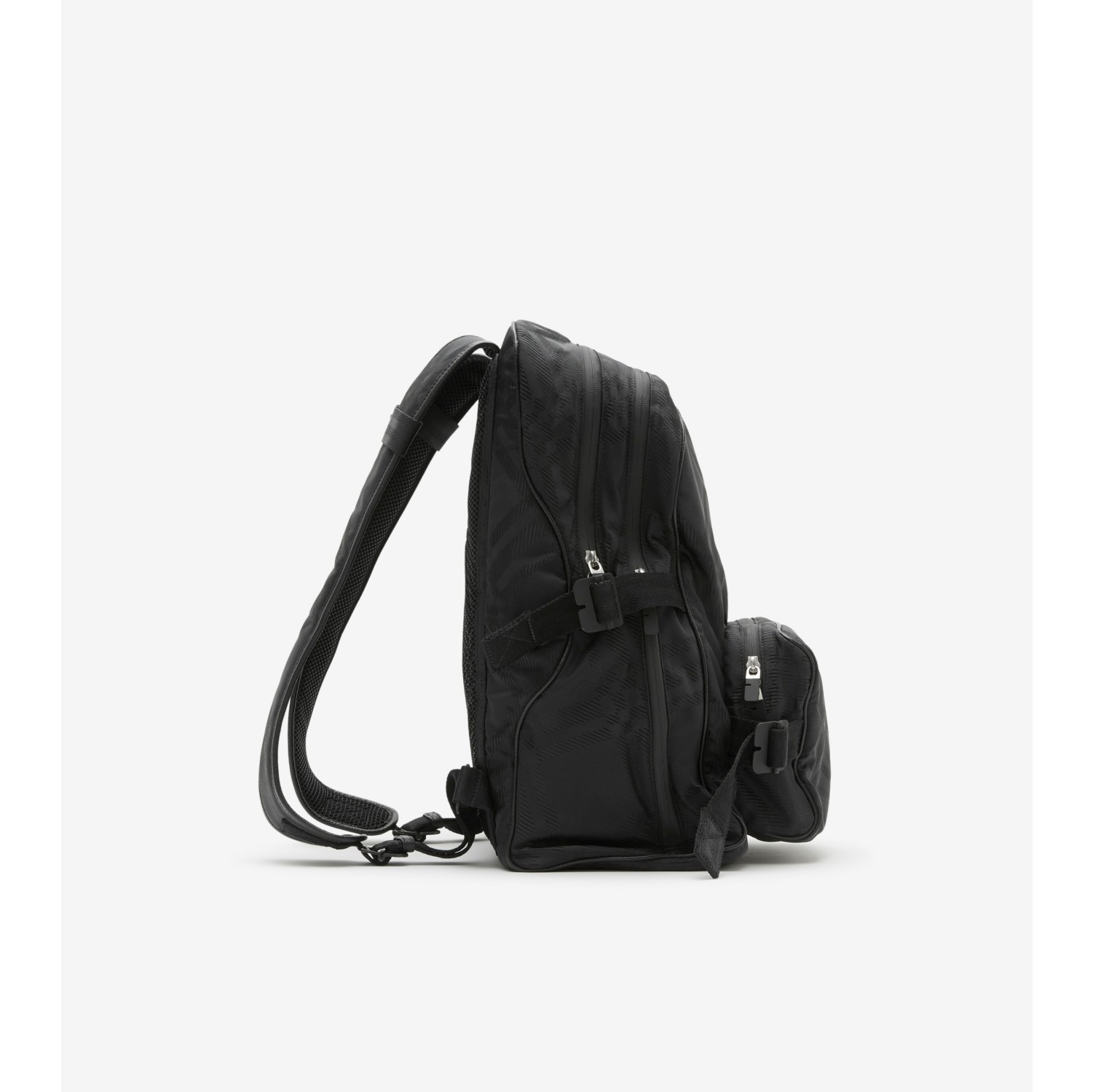 Check Jacquard Backpack in Black - Men | Burberry® Official