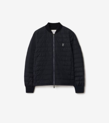 Puffer Jacket in Indigo - Men, Nylon | Burberry® Official