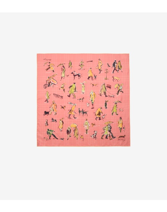 Paws on Parade Silk Scarf