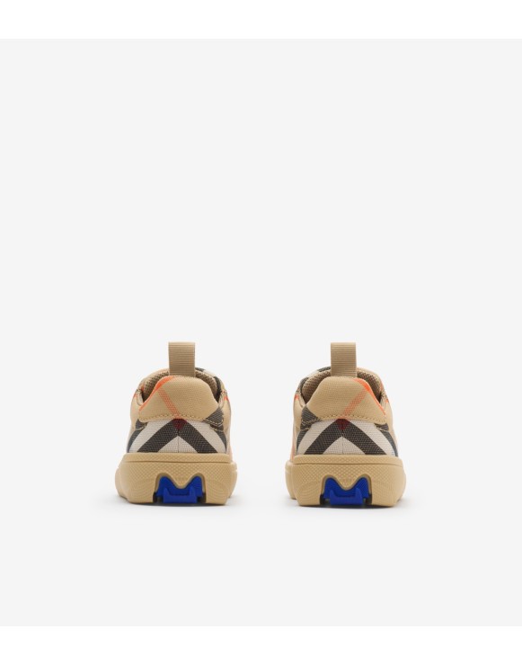 Sneakers en coton Check