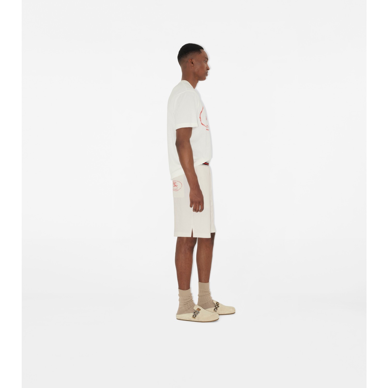 Baumwollmisch-Shorts