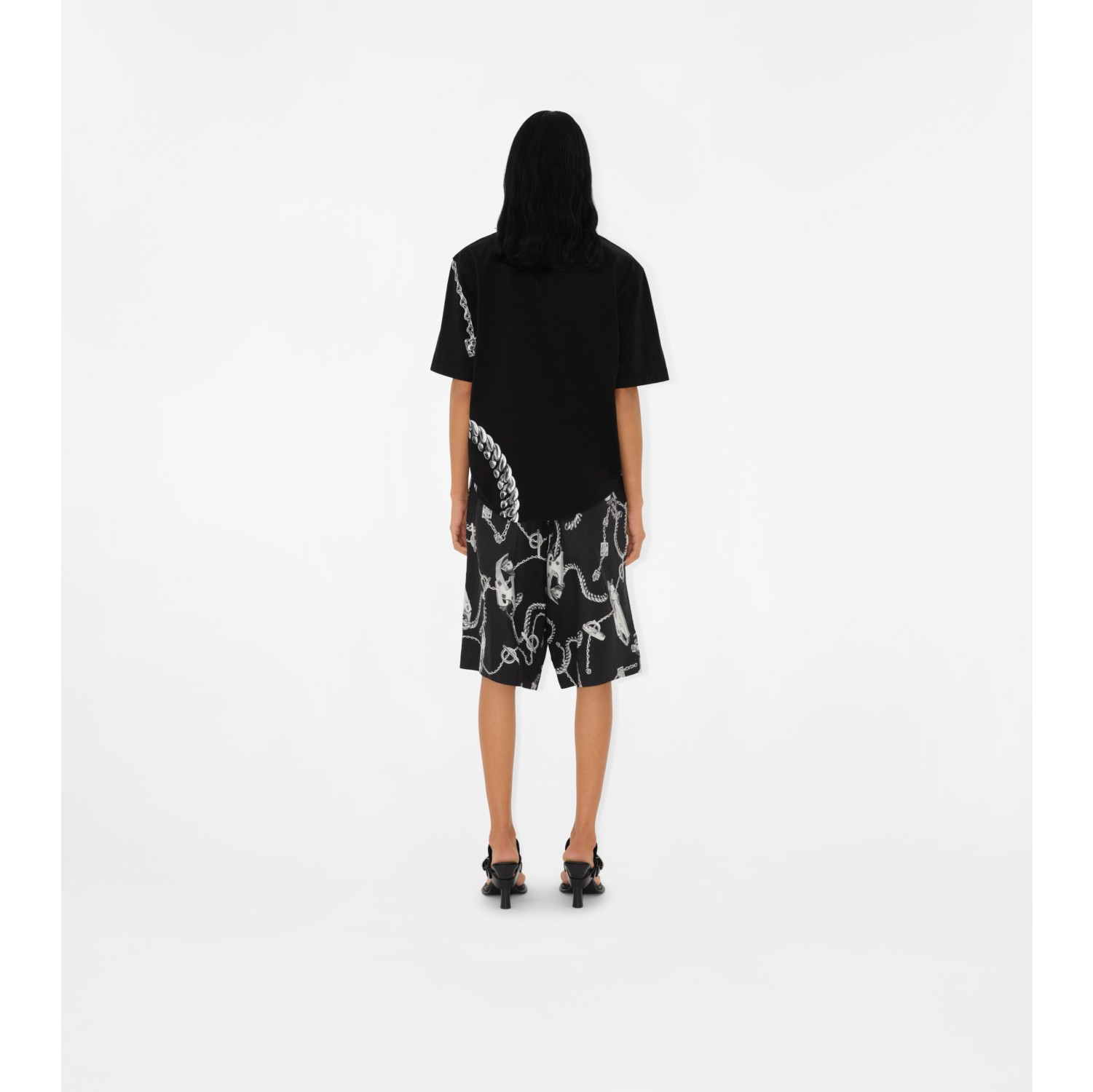 シールドハードウェア コットンTシャツ (ブラック) - ウィメンズ 