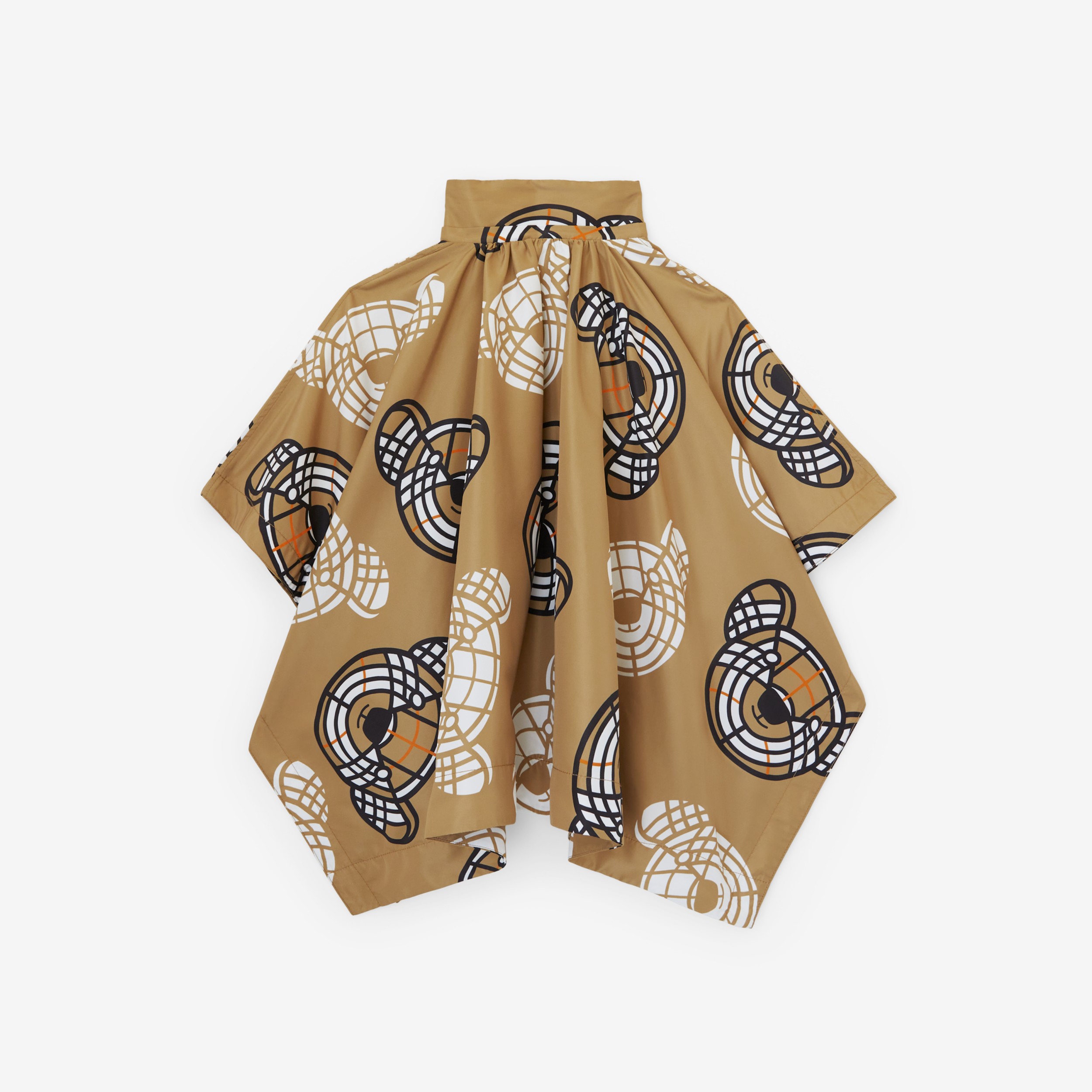 Cape à imprimé Thomas Bear avec capuche amovible (Beige D'archive) | Site officiel Burberry® - 2