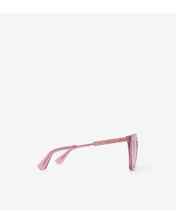 Check Engraved Square Sunglasses​