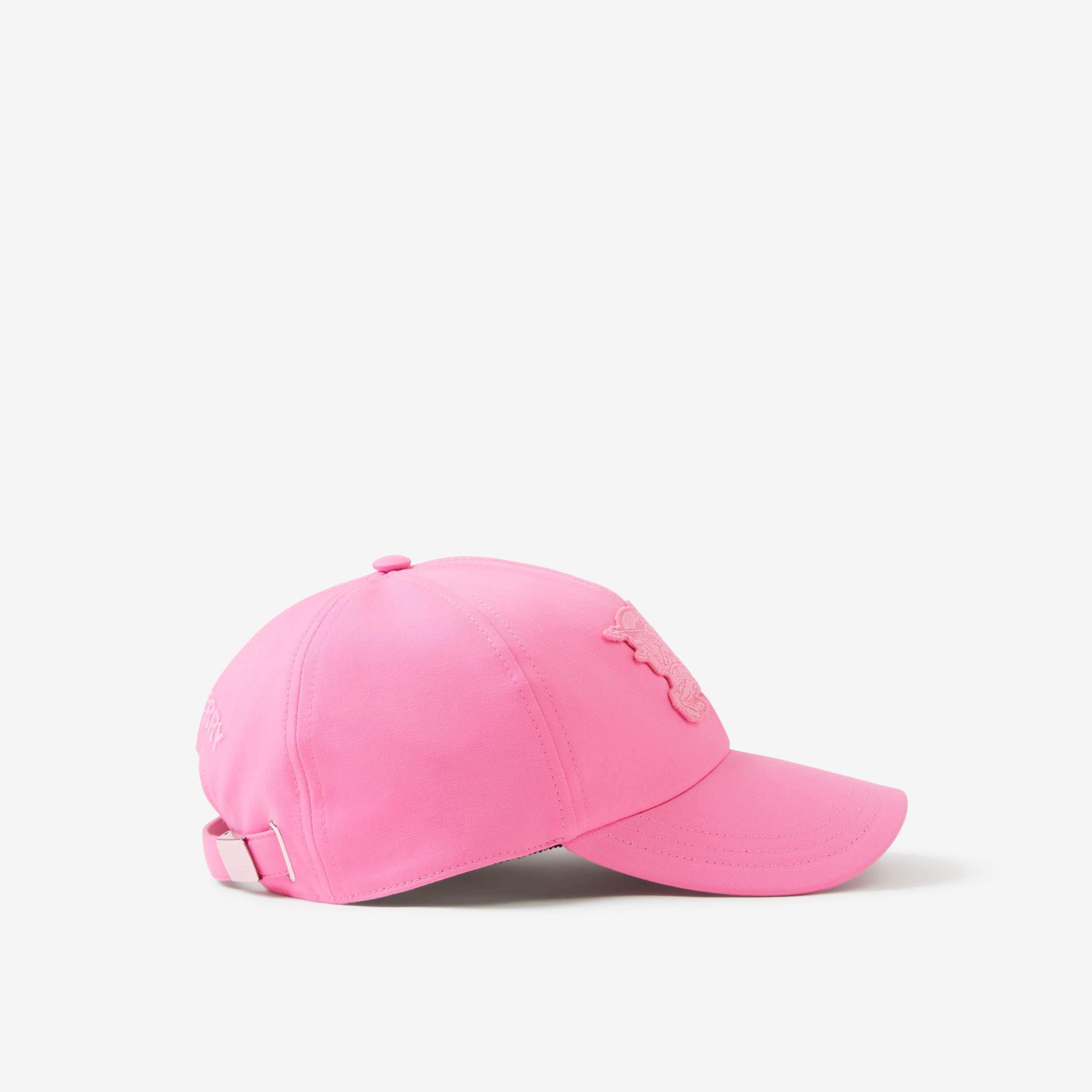 EKD Appliqué Cotton Gabardine Baseball Cap in Bubblegum Pink | Burberry ...