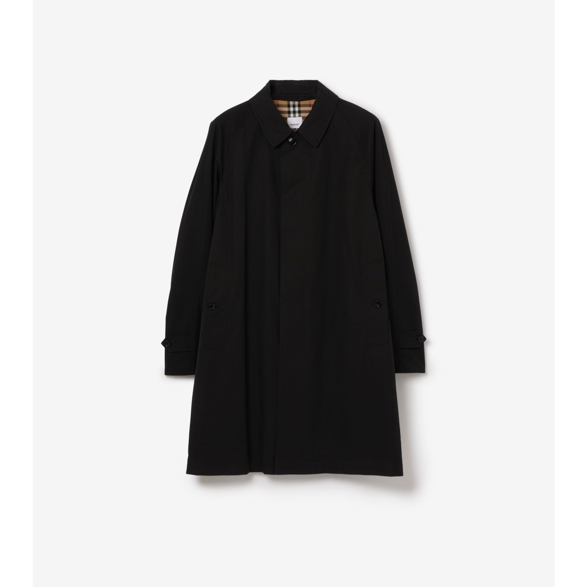  Check Mid-length Lightweight Camden Car Coat