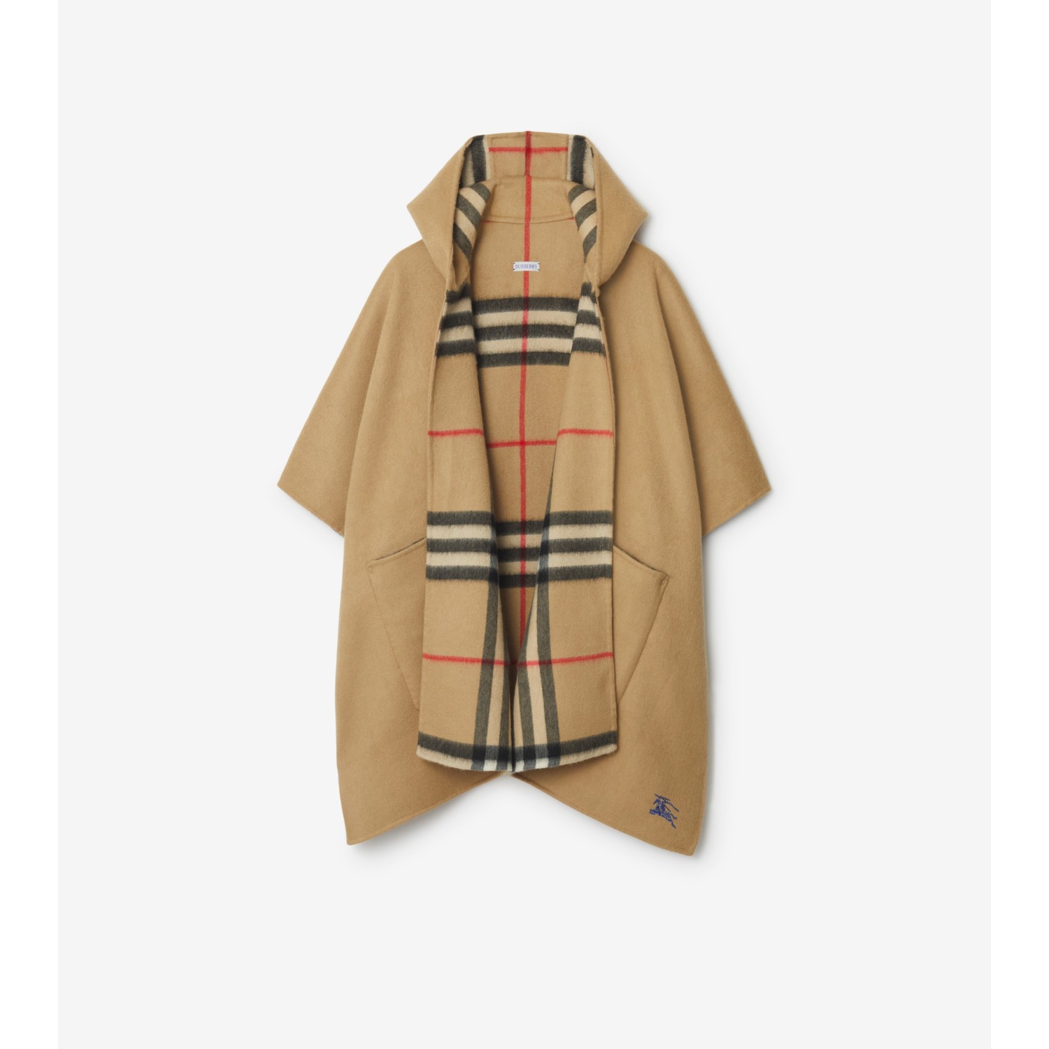 Cashmere Hooded Cape