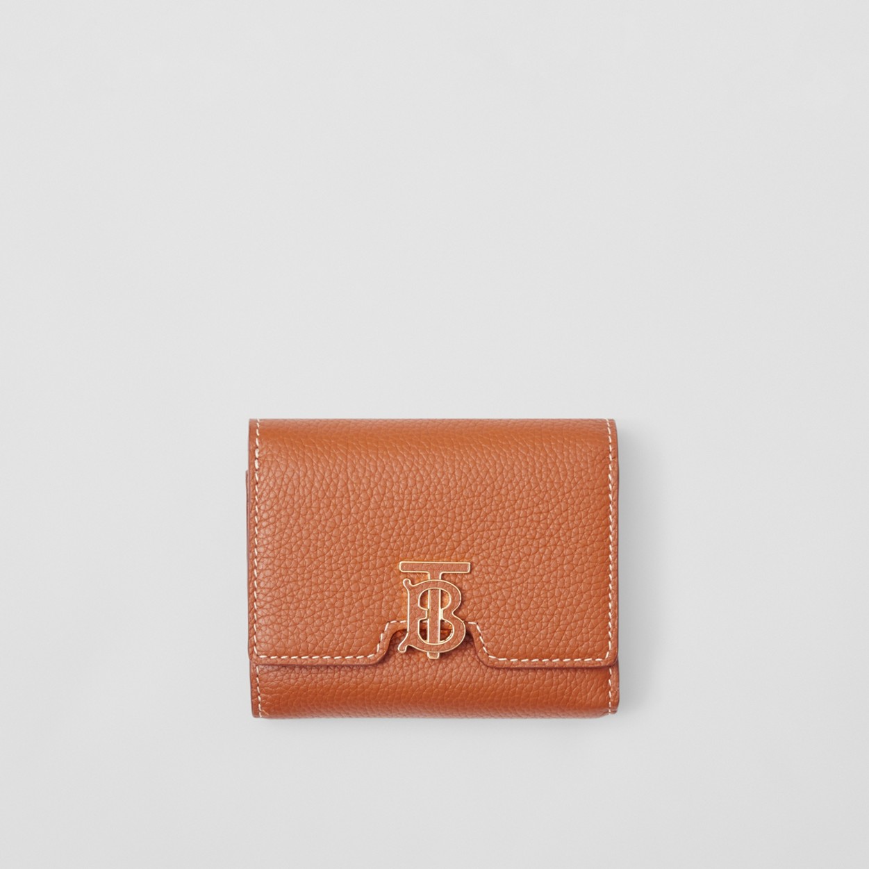 バーバリーのGrainy Leather TB Folding Wallet