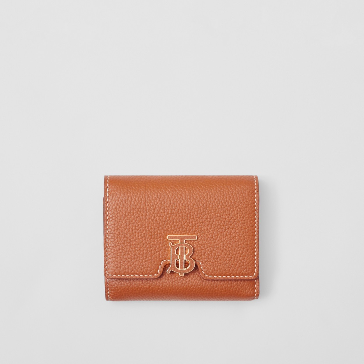 バーバリーのGrainy Leather TB Folding Wallet