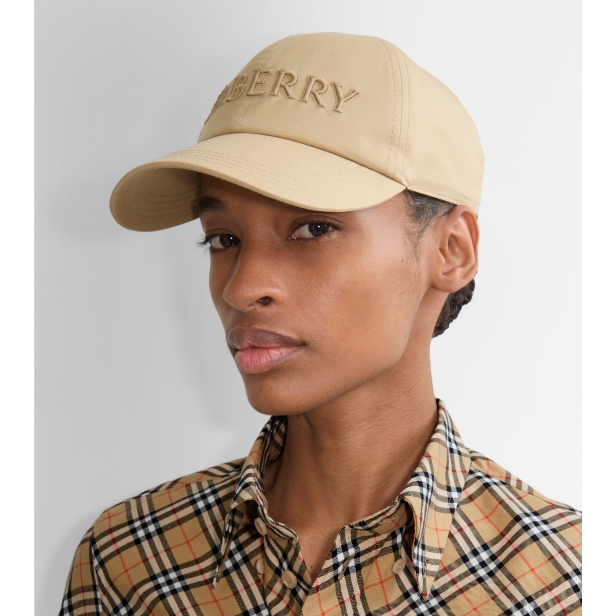  Embroidered Logo Gabardine Baseball Cap