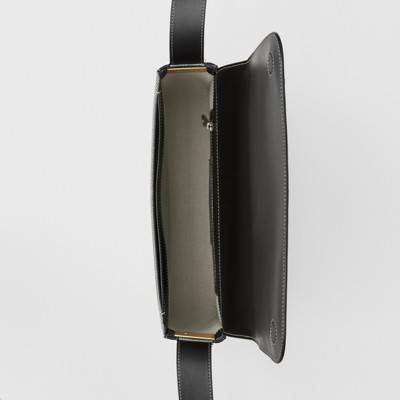 スモール ホースフェリープリント コットンキャンバス メッセンジャーバッグ (ブラック) - メンズ | Burberry®公式サイト