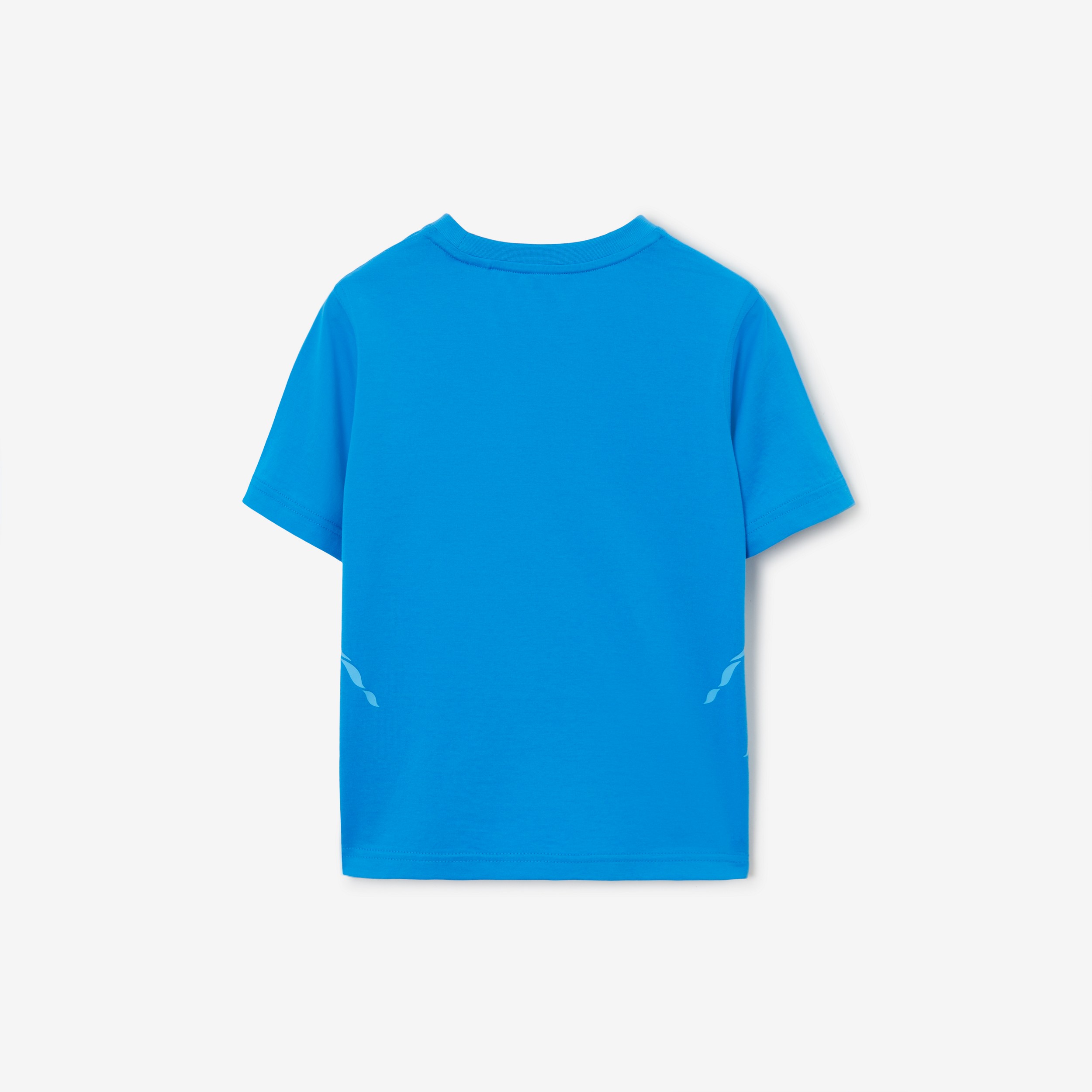 Camiseta em algodão com estampa EKD (Azul Cerúleo Intenso) | Burberry® oficial - 2