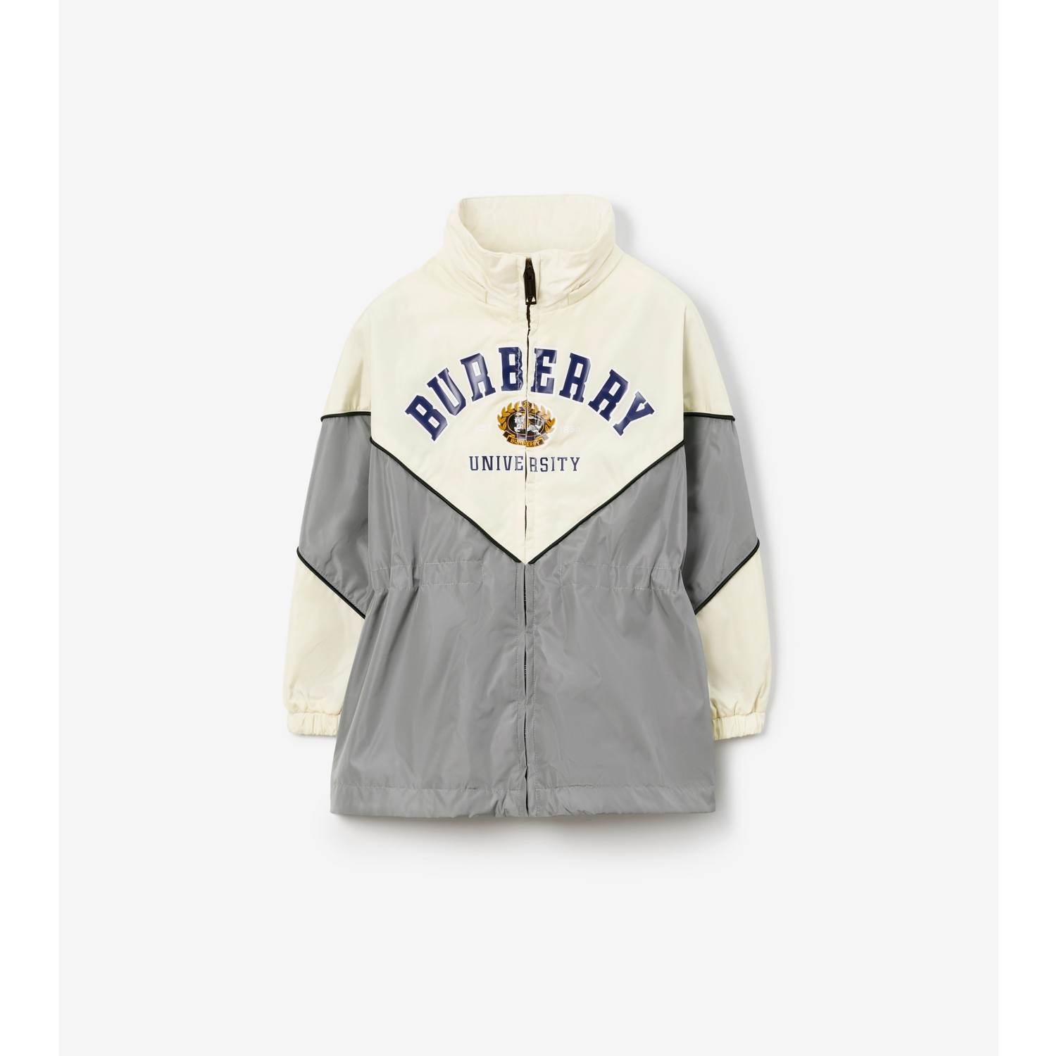 Grey hot sale burberry jacket