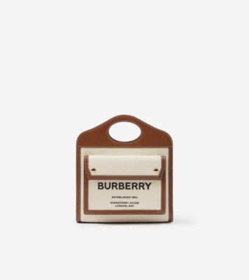 Small burberry hot sale tote