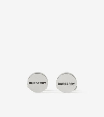 Burberry Manschettenknöpfe mit Monogramm Silber