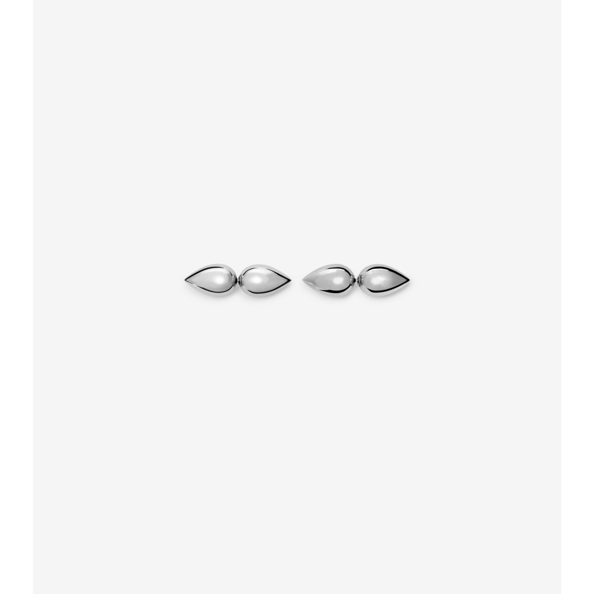 Burberry Silver Spear Stud Earrings