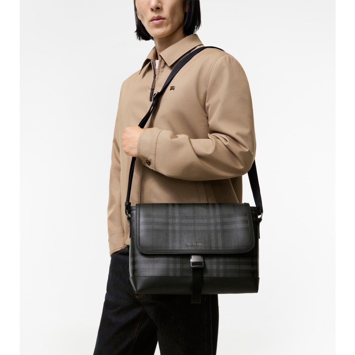  Check City Messenger Bag