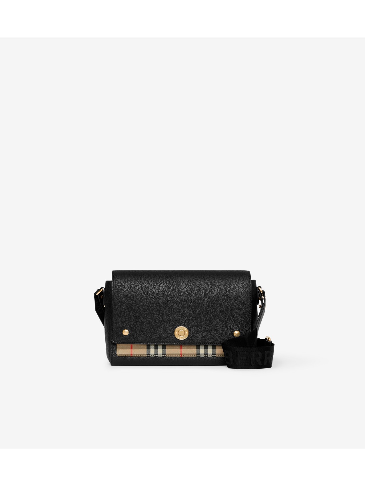 Note Bag in Black Women Burberry Official