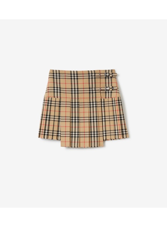 Burberry plaid 2025 skirt short