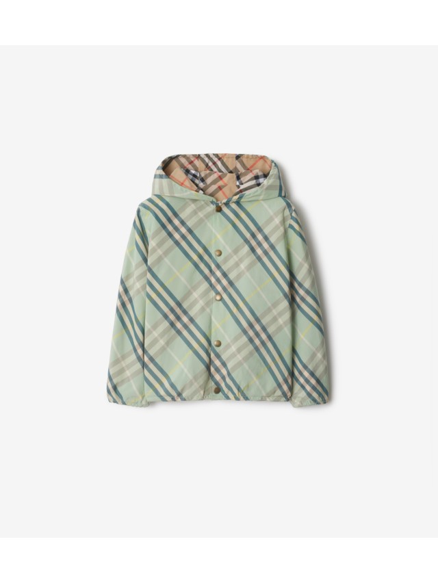 Burberry LONDON Winter Hooded Bomber Jacket Nova Check