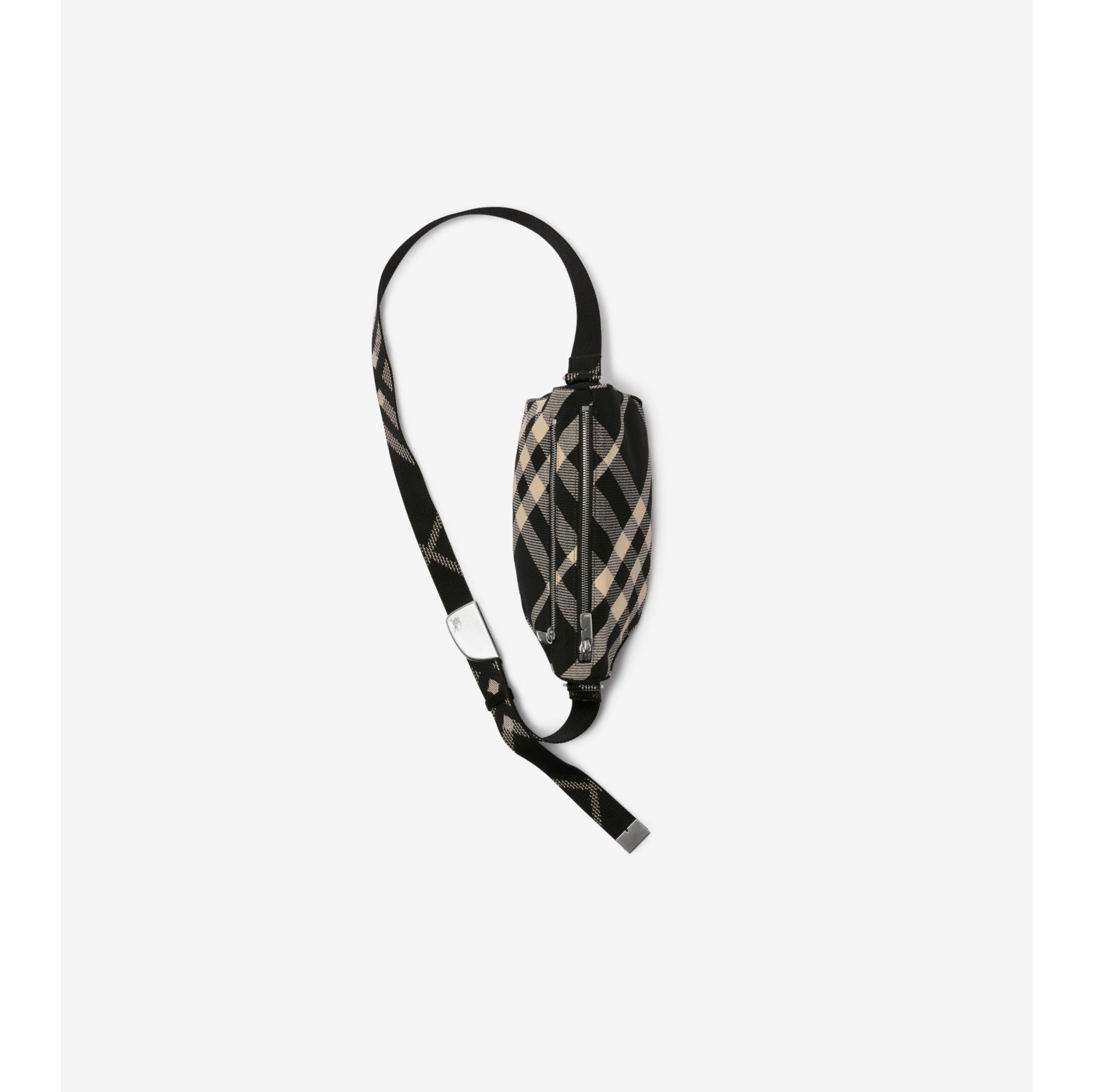 Small Shield Messenger Bag in Black Men Burberry® Official