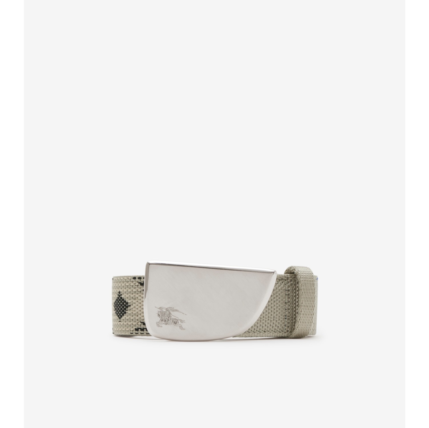 Ceinture Shield en toile Check