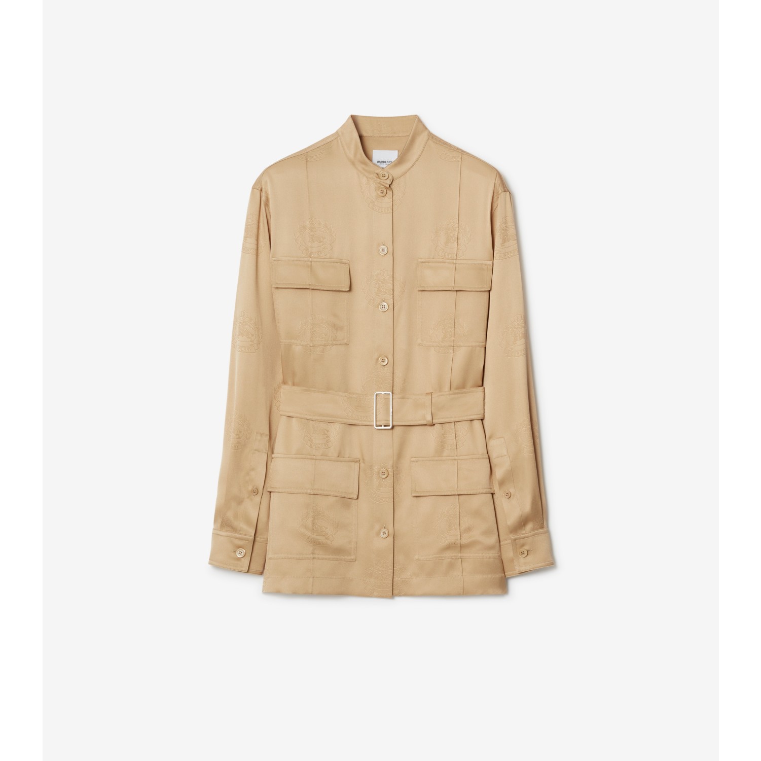 Burberry khaki outlet shirt