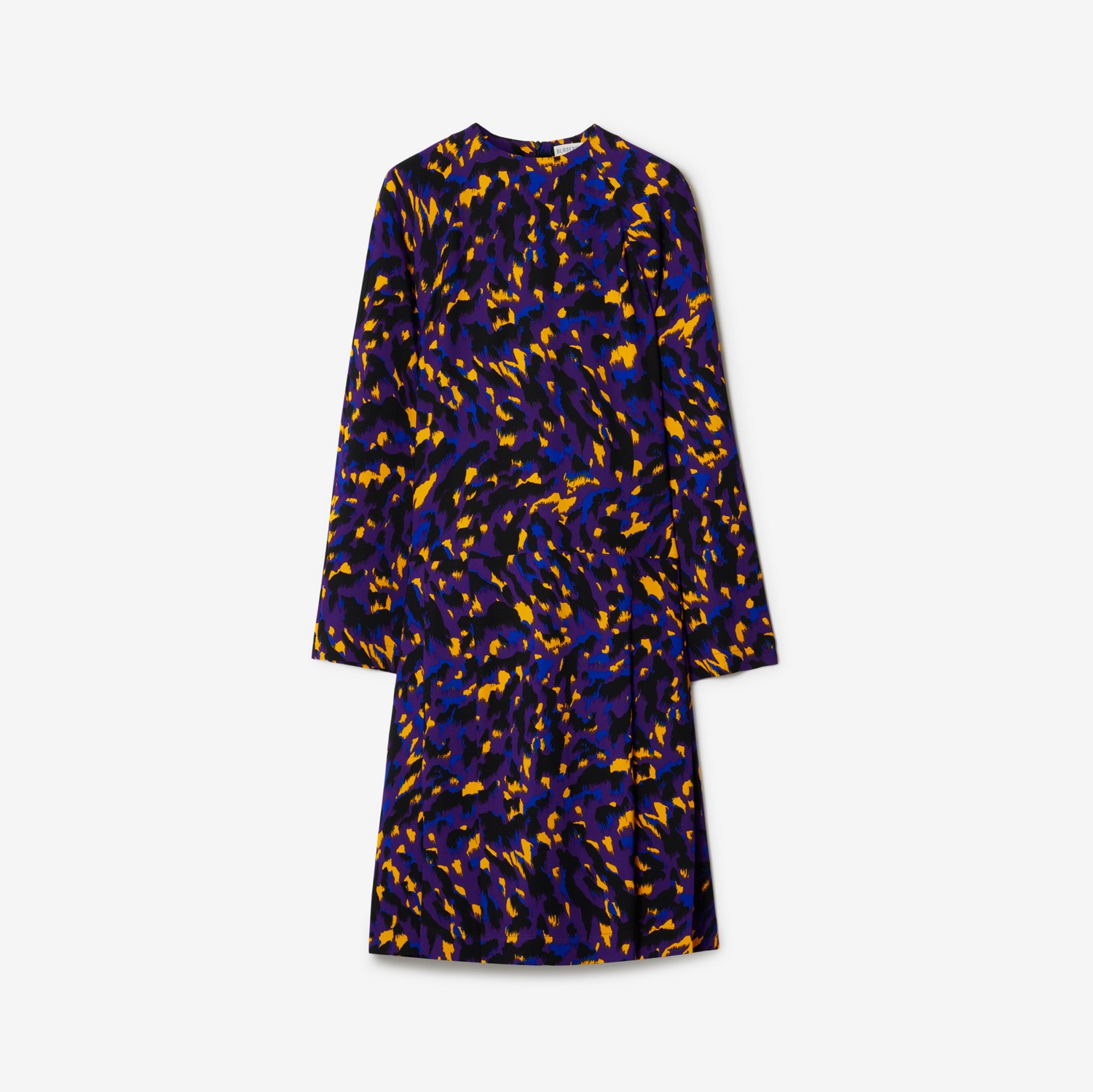 Camouflage Print Dress in Thistle - Women | Burberry® Official