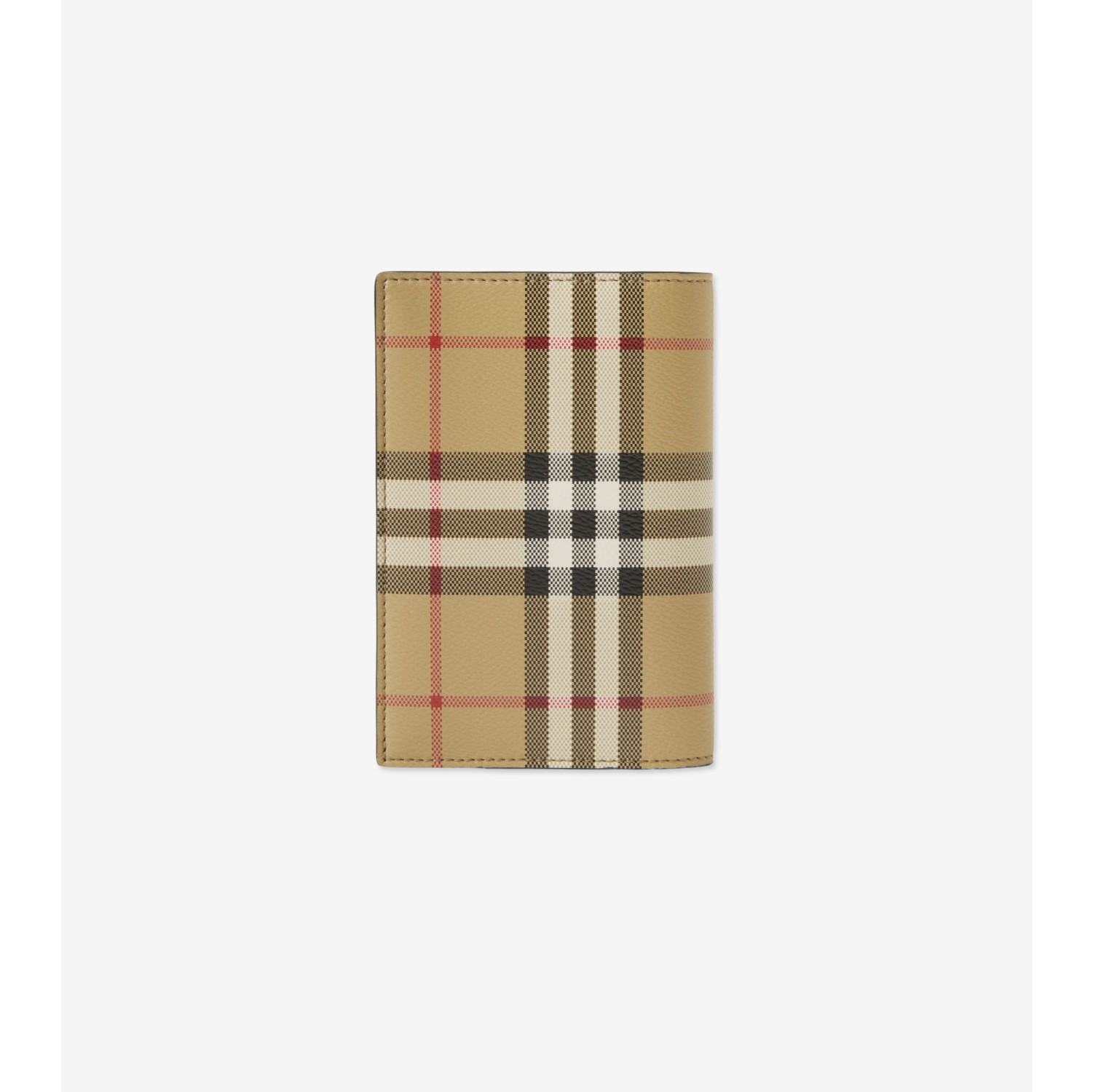 Check Passport Holder in Archive beige - Men | Burberry® Official