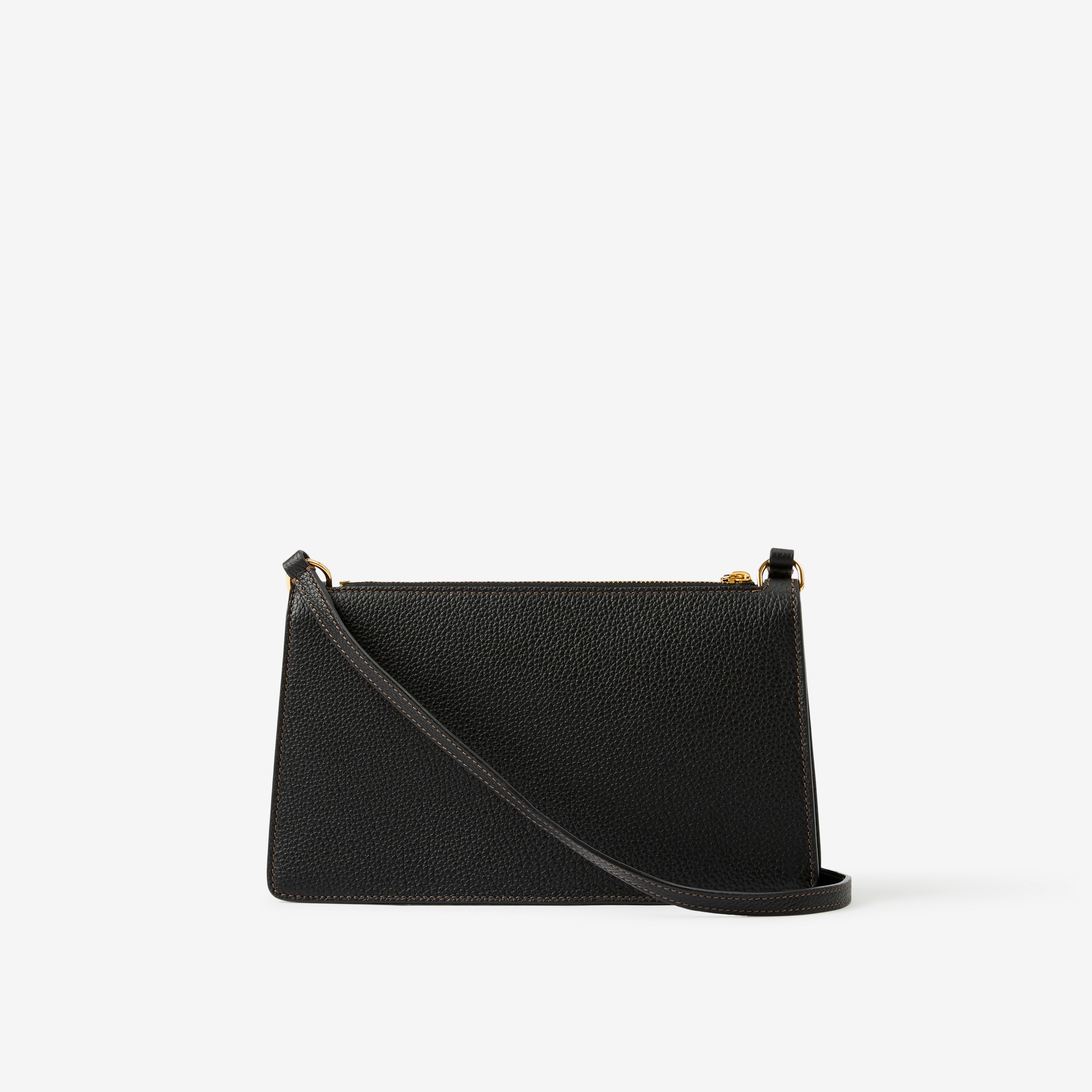 Mini TB Shoulder Pouch in Black - Women | Burberry® Official - 3