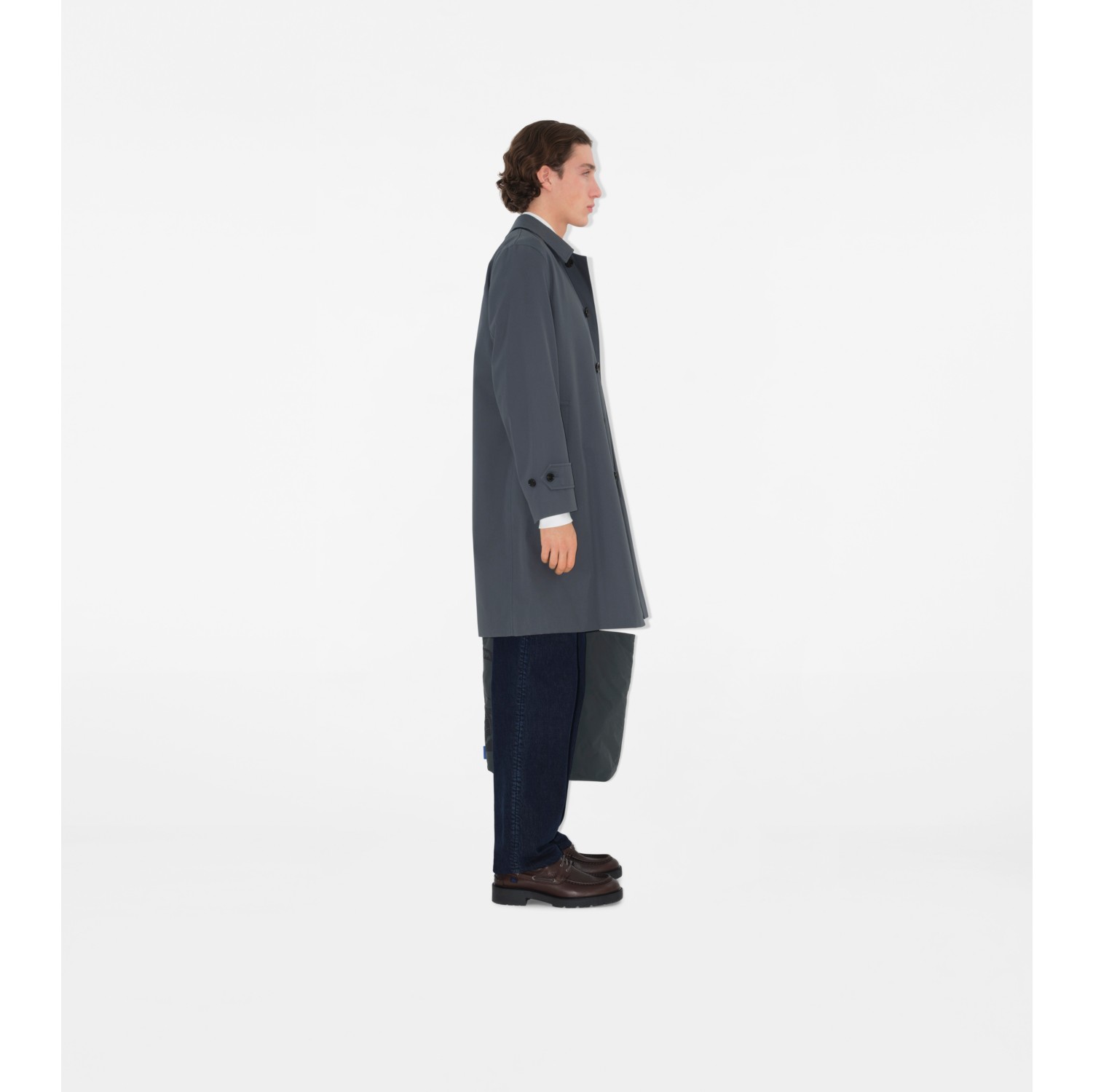 Long Gabardine Car Coat