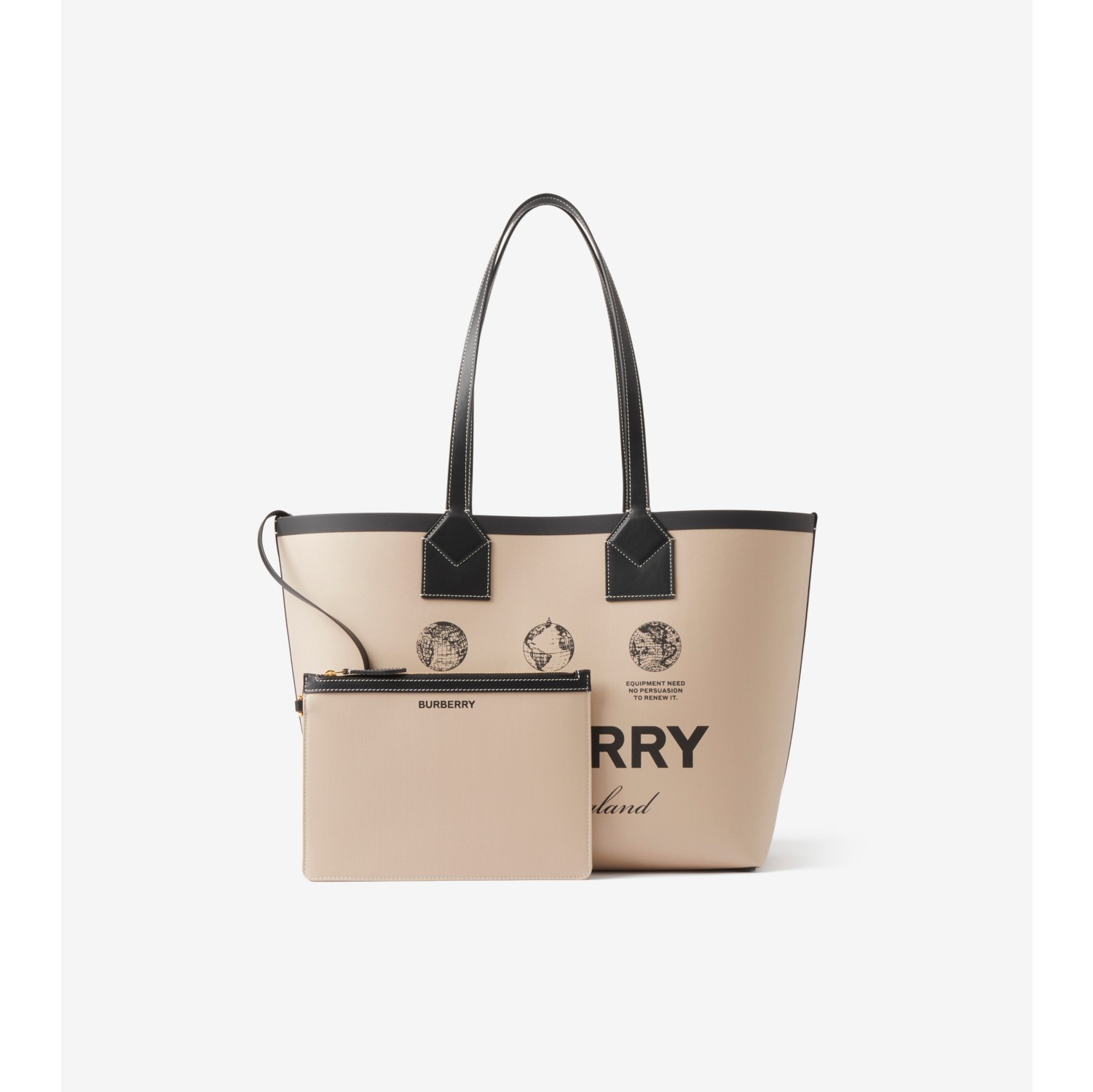 graphic logo Society tote bag, Burberry