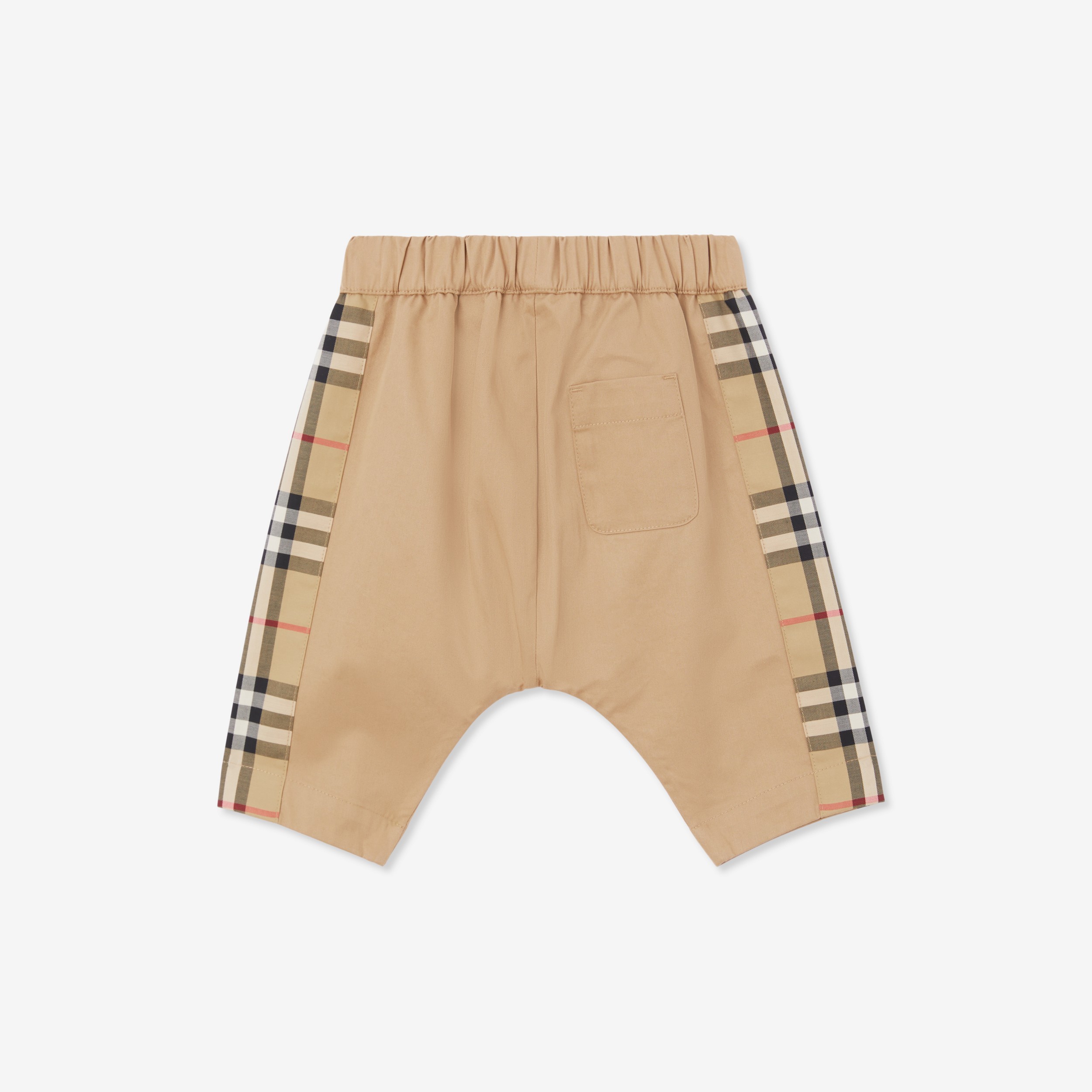 Pantaloni in twill di cotone con inserti Vintage Check (Beige Archivio) - Bambini | Sito ufficiale Burberry® - 2