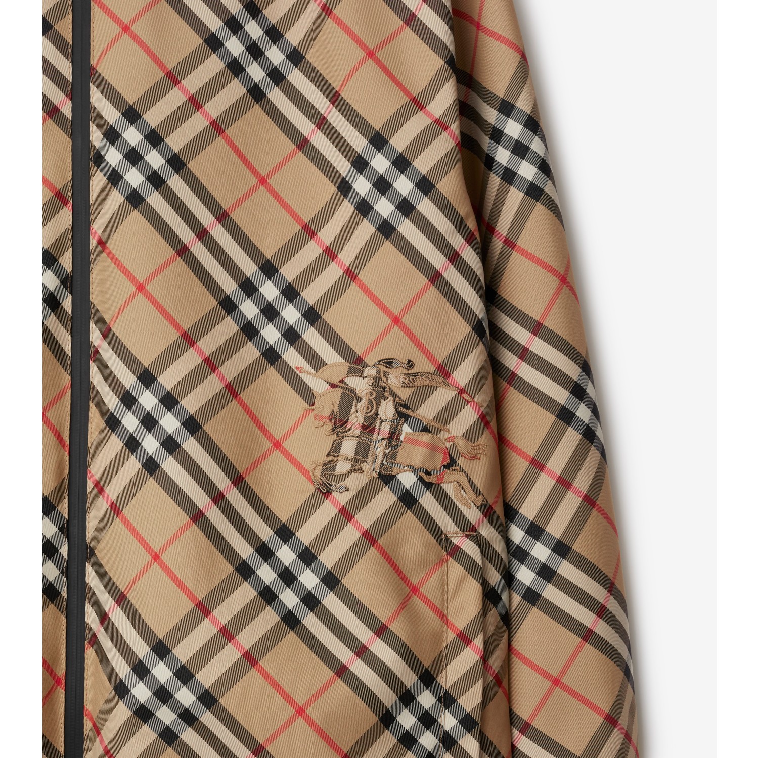 Reversible Check Jacket in Sand - Men | Burberry® Official