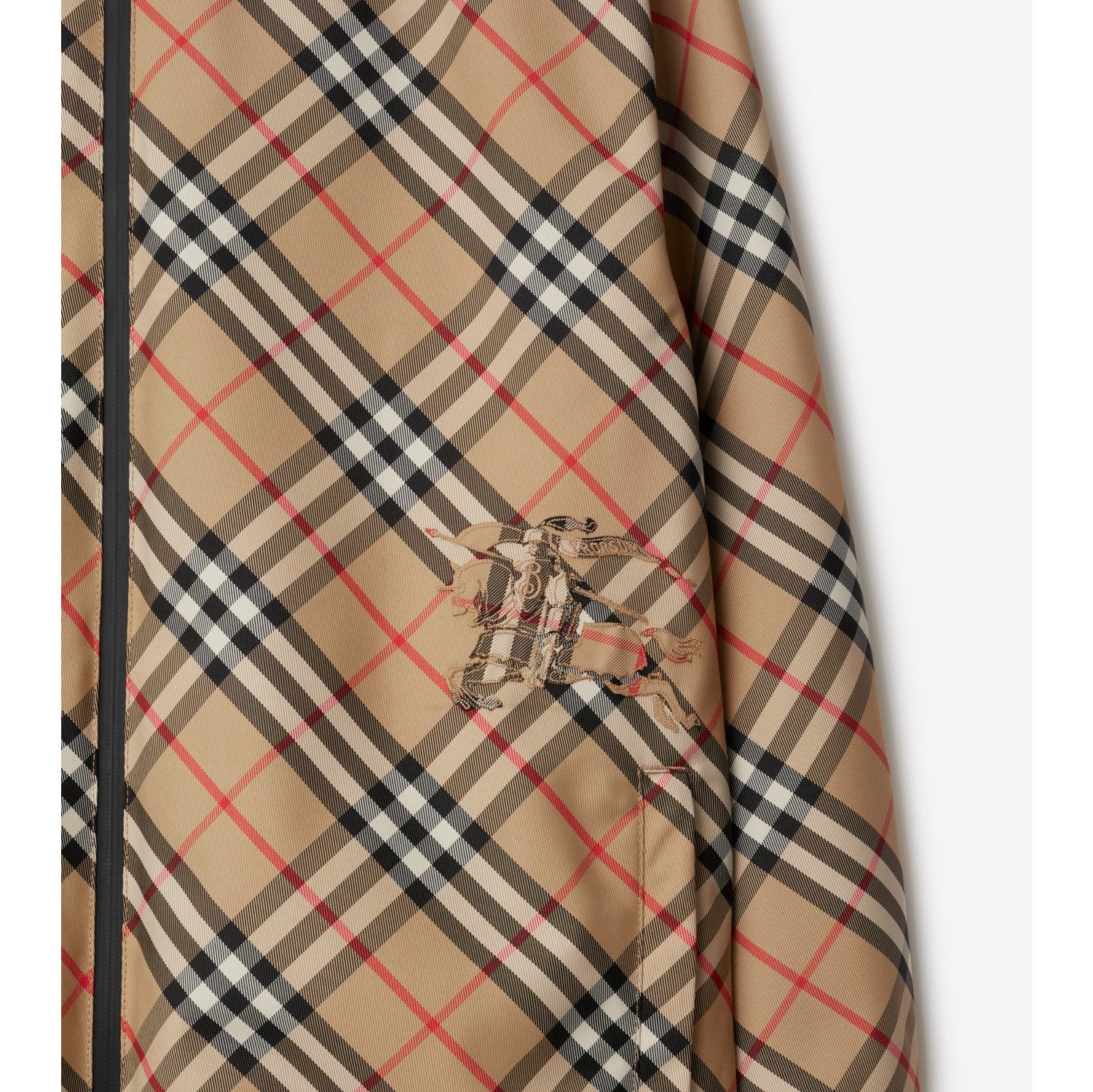 リバーシブル チェック ジャケット (サンド) - メンズ | Burberry®公式サイト