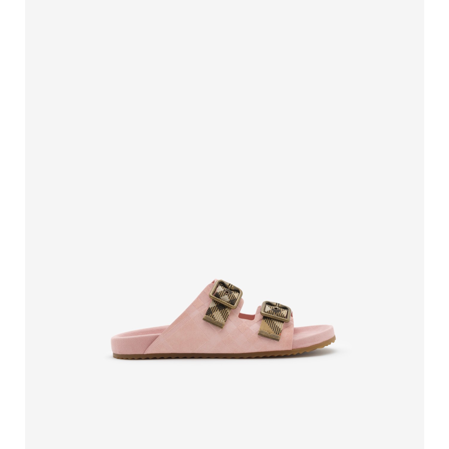 格纹反绒面革 Urchin 凉鞋