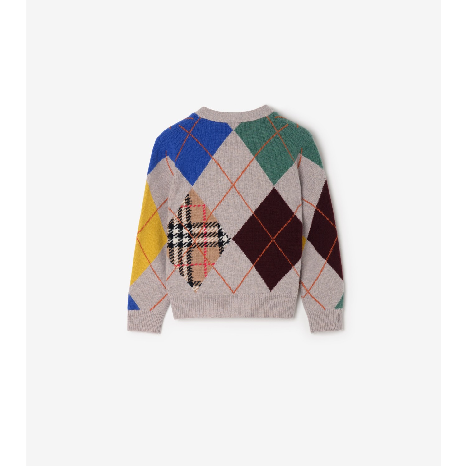 Argyle Wool Cardigan