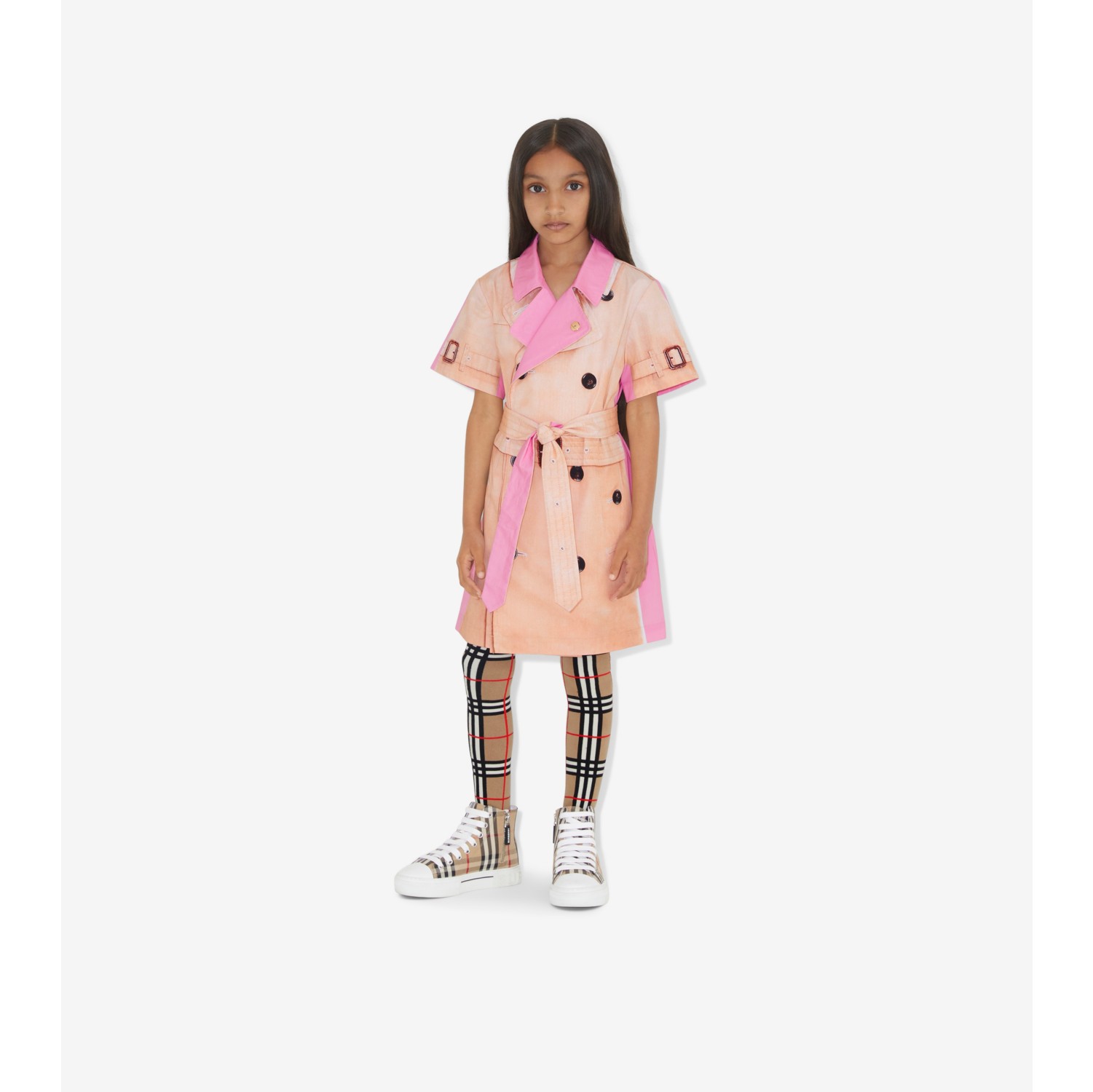 Childsplay Clothing - How Adorable Is This #Burberry Outfit?! 😍❤️  @littleleticiaperez #Kidsfashion #Cute #Outfit #Love #Designer  #ChildsplayClothing