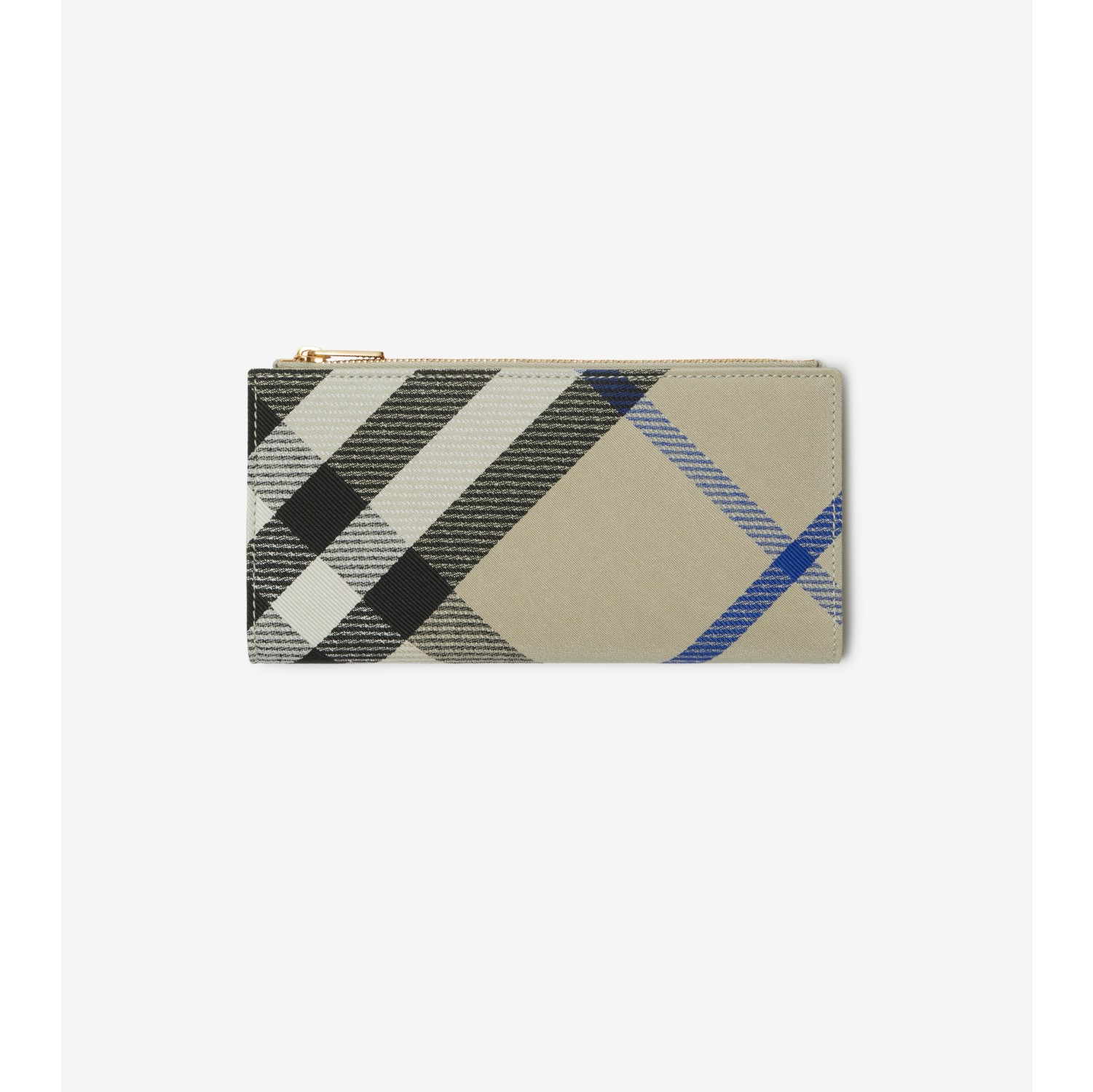 Large Check Bifold Wallet