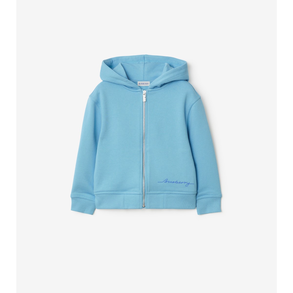 Burberry Childrens Cotton Zip Hoodie In Lizard