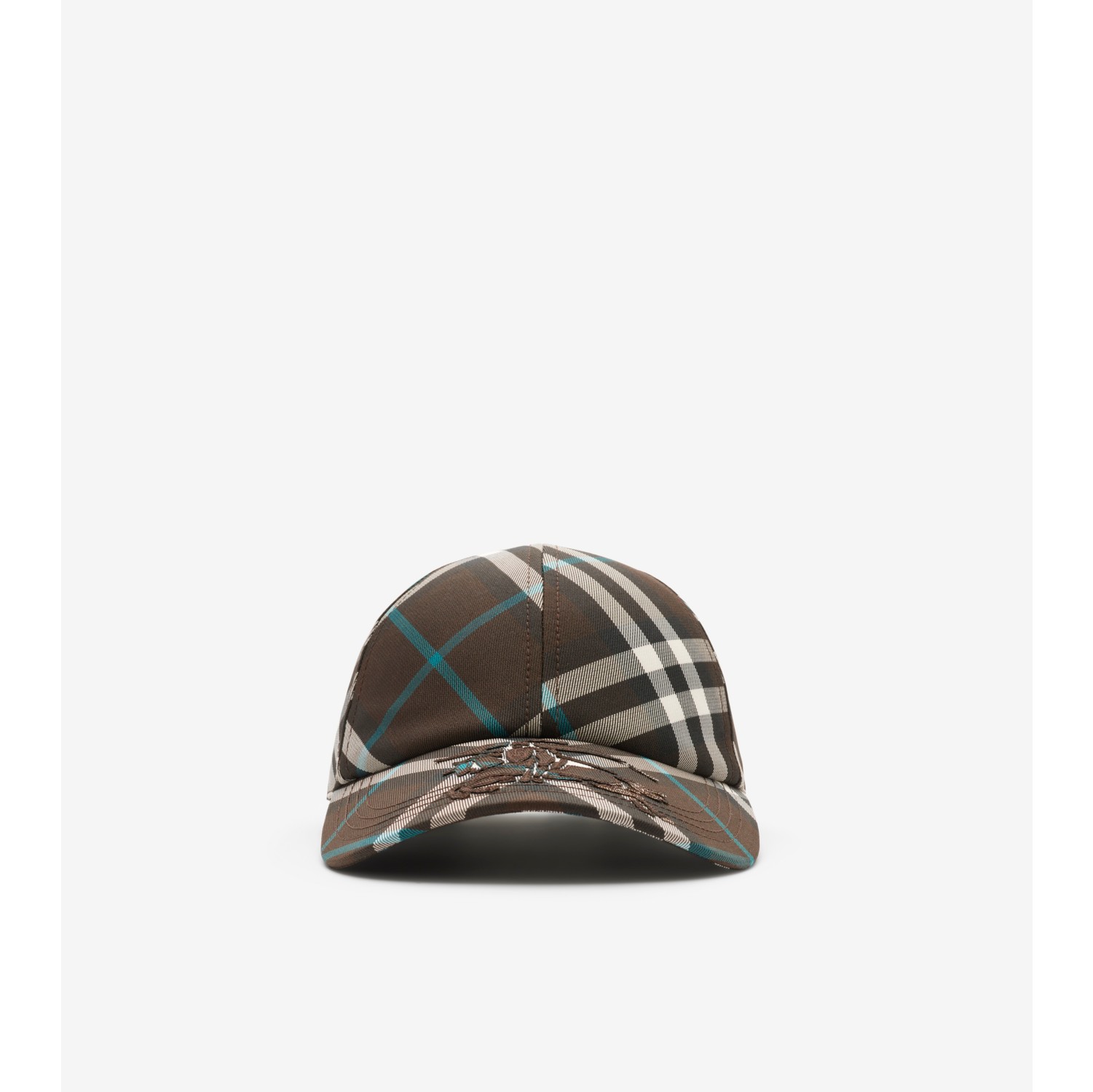 Check EKD Twill Baseball Cap in Snug Men Burberry Official