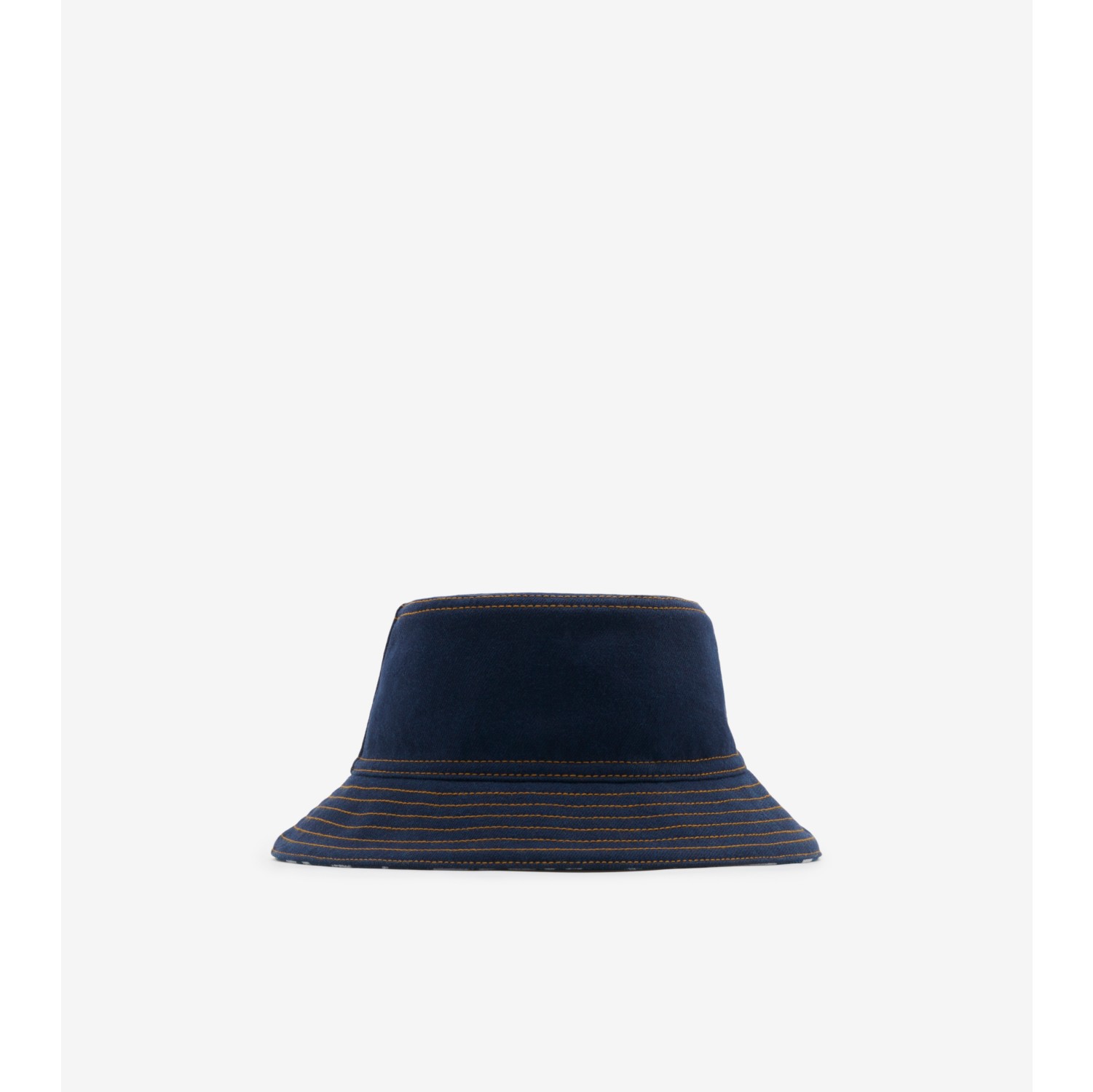 Cappello da pescatore in denim reversibile