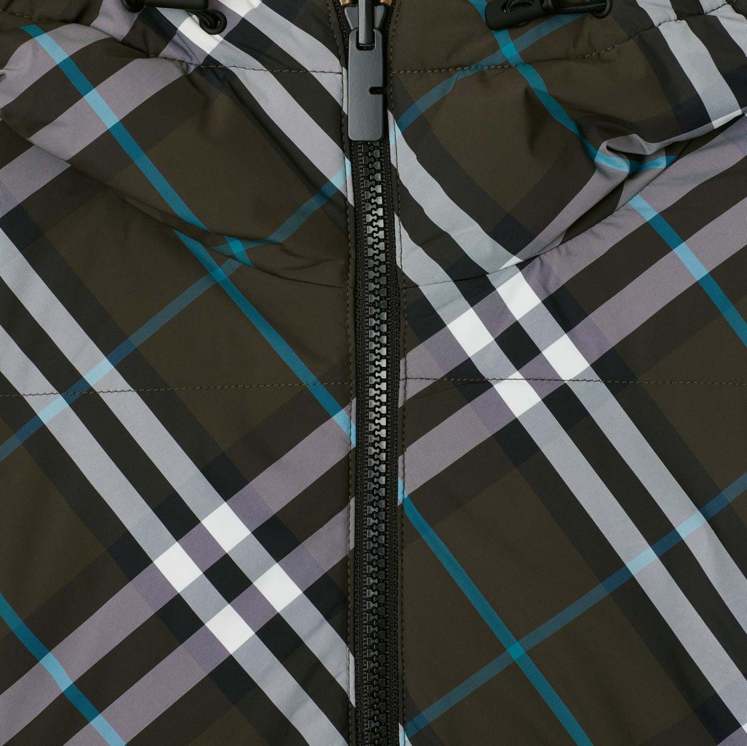 Reversible Check Nylon Puffer Jacket in Snug - Men Reversible Check Nylon Puffer Jacket in Snug - Men