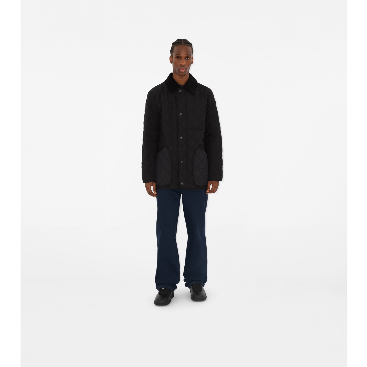 Burberry quilted jacket mens noir best sale