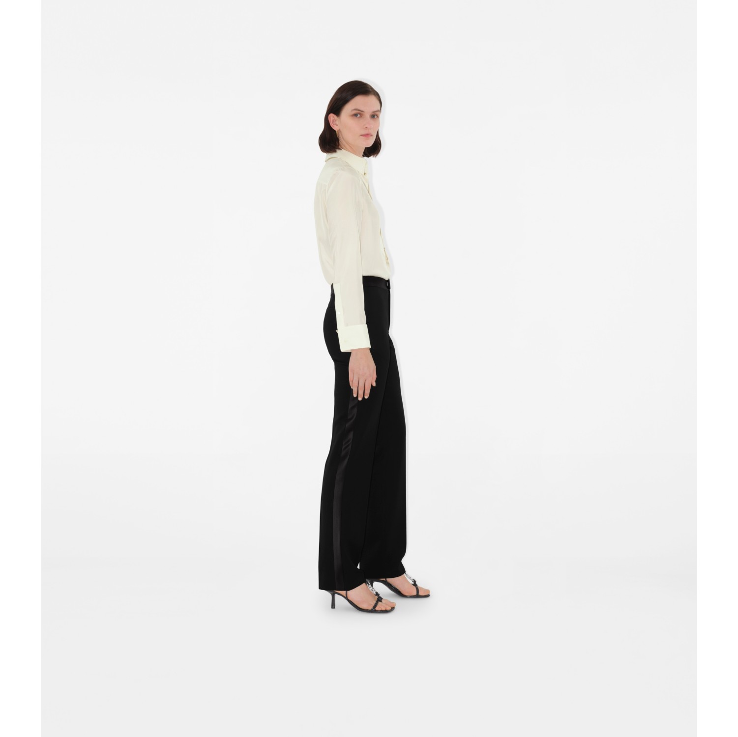 Wool Tuxedo Trousers