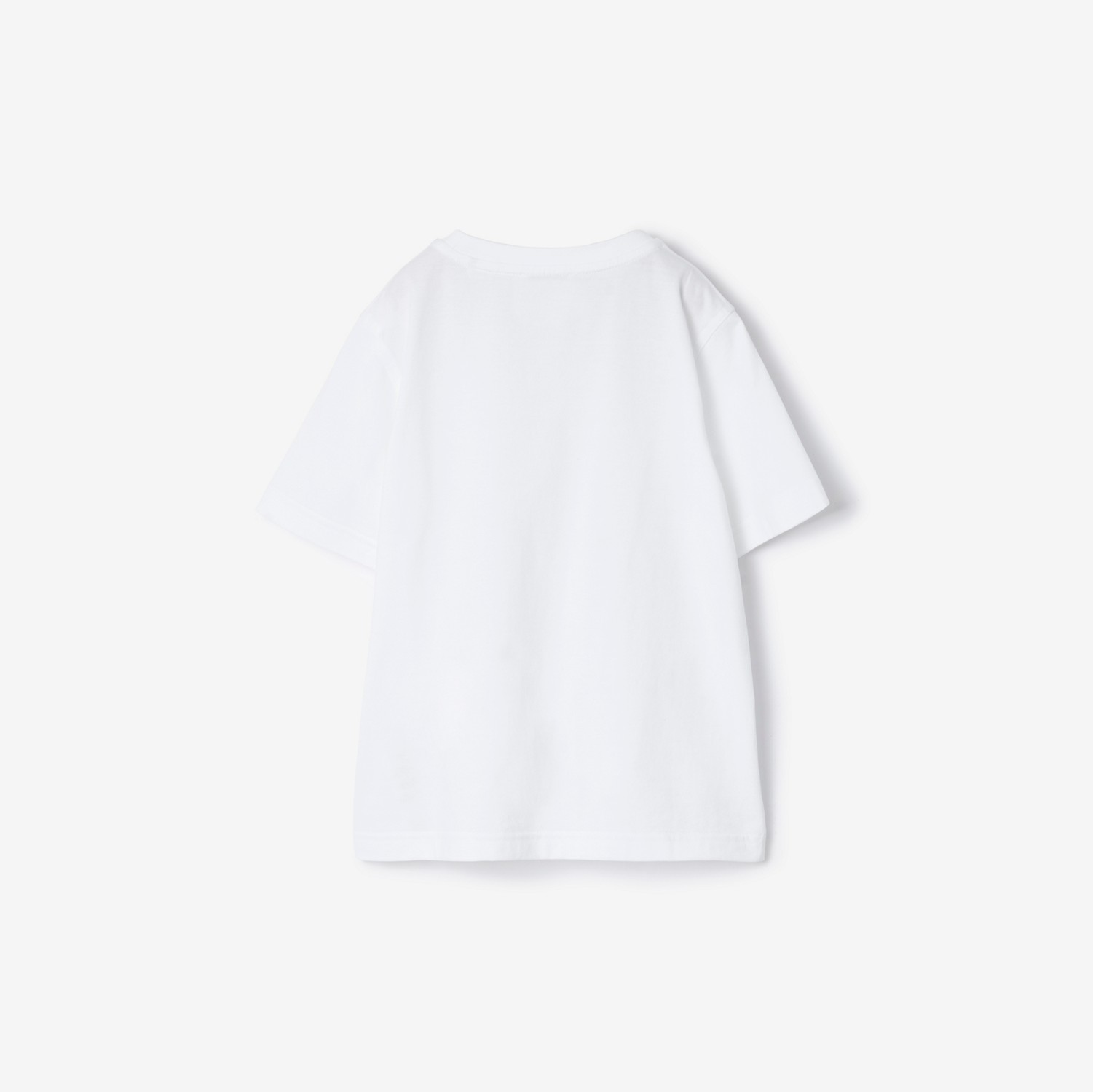 토마스 베어 코튼 티셔츠 (화이트/아카이브 베이지) | Burberry®